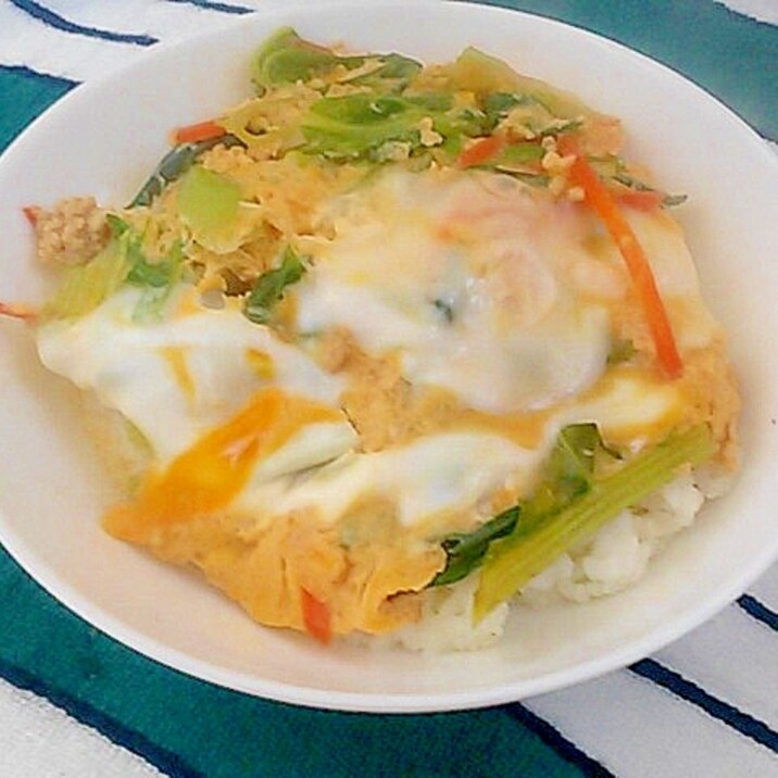 春の卵とじ 丼 菜の花 葉玉ねぎ 鳥ひき肉 人参 レシピ 作り方 By かっぺ4217 楽天レシピ 春の卵とじ 丼 菜の花 葉玉ねぎ 鳥ひき肉 人参 レシピ 作り方 By かっぺ4217 楽天レシピ